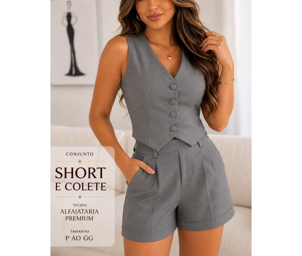 Conjunto Alfaiataria luxo