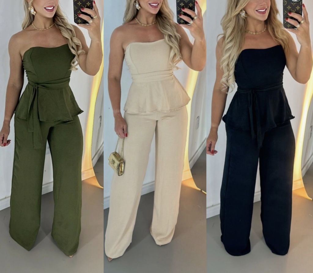 Conjunto feminino luxo