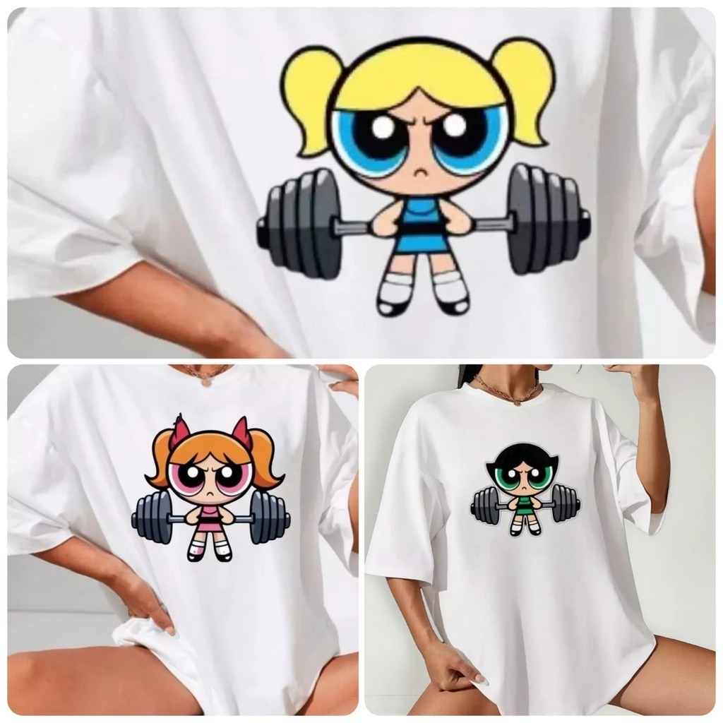 Kit 3 camisetas super poderosas