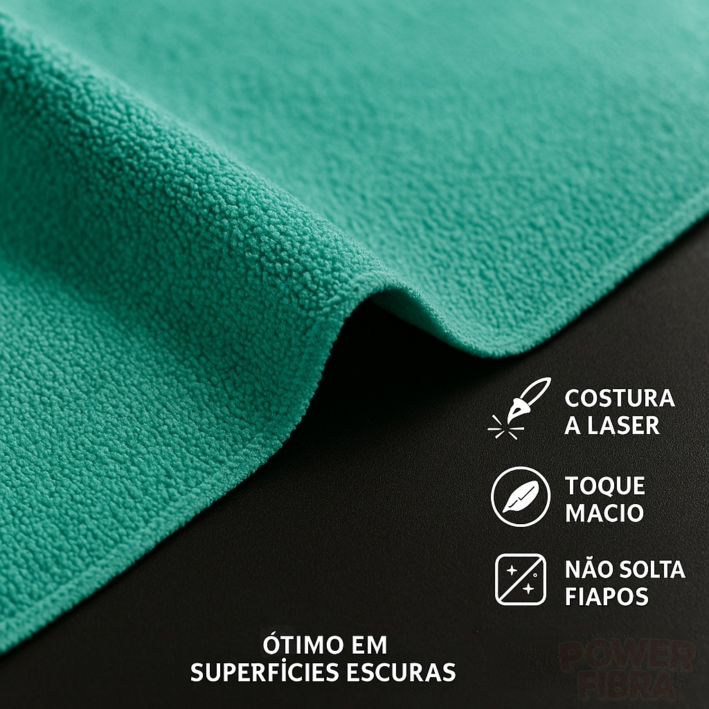 Kit 10 panos de chão grande microfibra 50X60cm