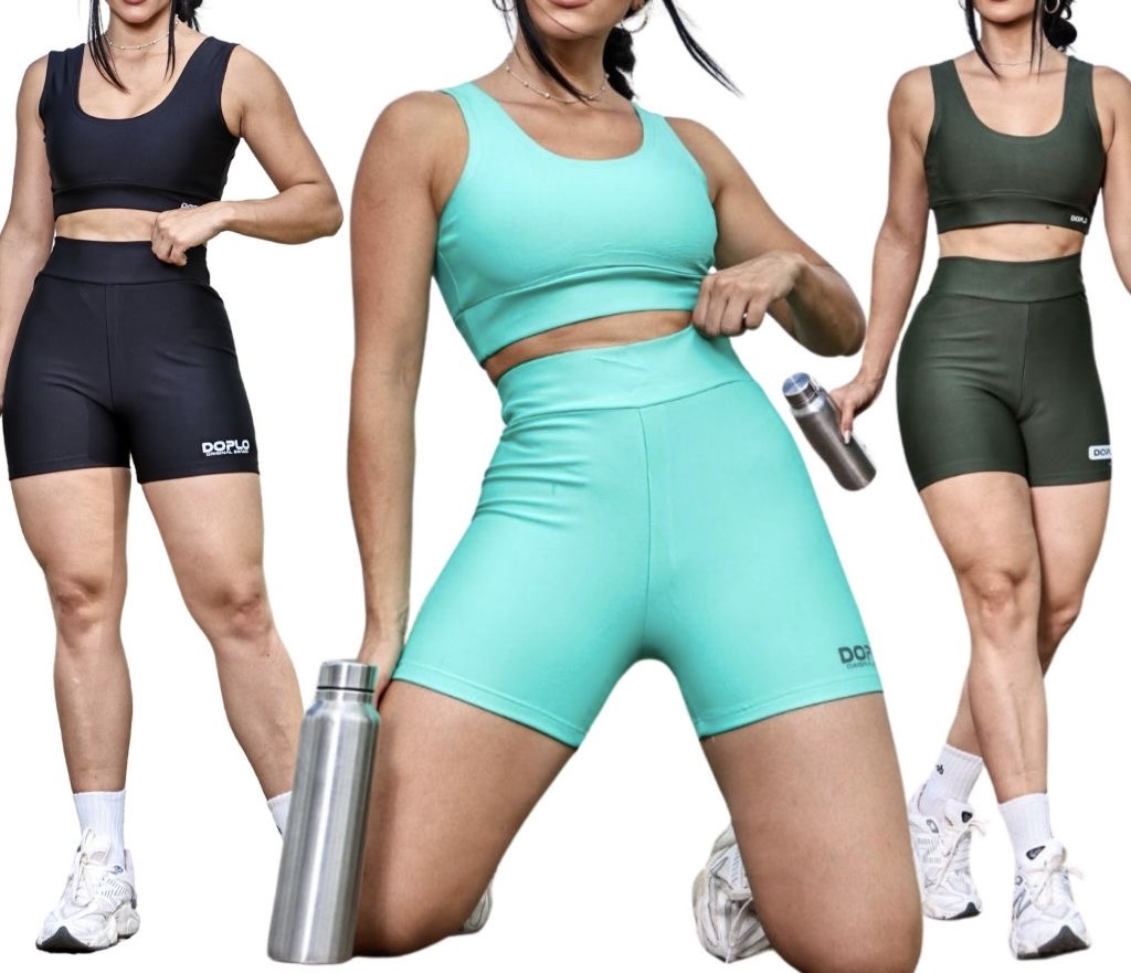 Kit 3 conjuntos fitness